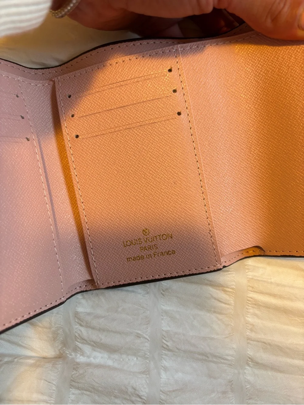 Brown & pink  wallet